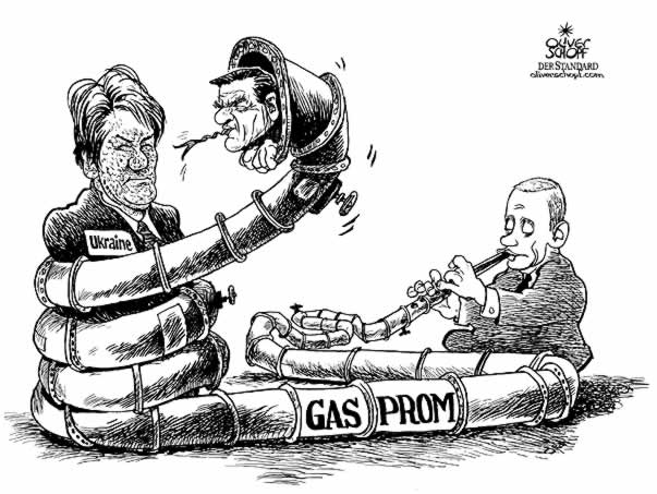  Oliver Schopf, politischer Karikaturist aus Österreich, politische Karikaturen, Illustrationen Archiv politische Karikatur Europa Ukraine juschtschenko 2005 Gasprom-Pipeline, Juschtschenko und die Schlange Schröder und Putin der Schlangenbeschwörer

