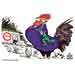 Oliver Schopf, politischer Karikaturist aus Österreich, politische Karikaturen aus Österreich, Karikatur Illustrationen Politik Politiker Deutschland 2011: die linke gesine loetzsch kommunismus artikel fettnapf stalin
