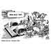 Oliver Schopf, editorial cartoons from Austria, cartoonist from Austria, Austrian illustrations, illustrator from Austria, editorial cartoon politics politician Germany 2011: ecclestone bayernLB formula 1 law prosecution justice investigation

