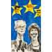 Oliver Schopf, politischer Karikaturist aus Österreich, politische Karikaturen aus Österreich, Karikatur Illustrationen Politik Politiker Europa 2009: eu, herman van rompuy, catherine ashton, eu-ratspraesident, hohe beauftragte für aussenpolitik, sterne, sarkozy, merkel, brown
