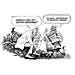 Oliver Schopf, editorial cartoons from Austria, cartoonist from Austria, Austrian illustrations, illustrator from Austria, editorial cartoon politics politician Europe 2011 eu greece crisis euro bailout papandreou dracon constitution ruin