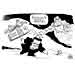 Oliver Schopf, politischer Karikaturist aus Österreich, politische Karikaturen aus Österreich, Karikatur, Illustrationen Politik Politiker Österreich 2009: maria fekter, hans niessl, burgenland, eberau, asyllager, weihnachten, geschenk, christkind
