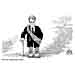 Oliver Schopf, editorial cartoons from Austria, cartoonist from Austria, Austrian illustrations, illustrator from Austria, editorial cartoon austria politics politician Austria 2009: federal president, heinz fischer, 2nd term, candidate, elections, hiker