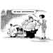 Oliver Schopf, politischer Karikaturist aus Österreich, politische Karikaturen aus Österreich, Karikatur, Illustrationen Politik Politiker Österreich 2011 MIKL LEITNER INNENMINISTERIN POLIZEI REFORM SPAREN SPARSCHWEIN AUTO POLIZIST   

