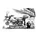 Oliver Schopf, politischer Karikaturist aus Österreich, politische Karikaturen aus Österreich, Karikatur, Illustrationen Politik Politiker Österreich 2011 oevp wien obmann manfred juraczka werkstatt motorrad reparatur spindelegger


