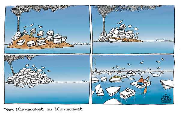 Oliver Schopf, politischer Karikaturist aus Österreich, politische Karikaturen aus Österreich, Karikatur Cartoon Illustrationen Politik Politiker international 2014: KLIMA BERICHT ERWAERMUNG EIS MEERESSPIEGEL CO2 TREIBHAUSGAS SCHMELZEN 


 