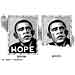 Oliver Schopf, politischer Karikaturist aus Österreich, politische Karikaturen aus Österreich, politische Karikatur Welt 2010:  obama, hope, plakat, jahrestag, ein jahr obama