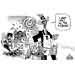 Oliver Schopf, politischer Karikaturist aus Österreich, politische Karikaturen aus Österreich, politische Karikatur Welt 2009 usa un uno iran rede vor uno-hauptversammlung erbost ziehen viele demonstrativ aus dem saal voran usa us-präsident obama