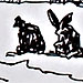 Oliver Schopf, Illustrator aus &Ouml;sterreich, Karikaturist aus &Ouml;sterreich, &ouml;sterreichischer politischer Karikaturist Skizzen mit Hase