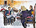 Oliver Schopf, Karikaturist, politische Karikaturen, Gerichtssaalzeichnungen Bawag-Prozess in &Ouml;sterreich 2007 2008