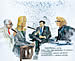Oliver Schopf, Karikaturist, politische Karikaturen, Gerichtssaalzeichnungen Bawag-Prozess in &Ouml;sterreich 2007 2008