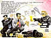 Oliver Schopf, editorial cartoons from Austria, cartoonist from Austria, Austrian illustrations, illustrator from Austria, court room art Austria 2008: Bawag, floettl, elsner, bandion-ortner, kennedy, kennedy murder  