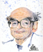 oliver schopf, karikatur, david bronstein, schach, vizeschachweltmeister