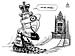 Oliver Schopf, editorial cartoons, cartoonist: Great Britain 2007: