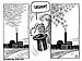 Oliver Schopf, editorial cartoons, cartoonist, europe 2007: , eu, angela merkel, magic, future, 
pollution, co2, nuclear power

