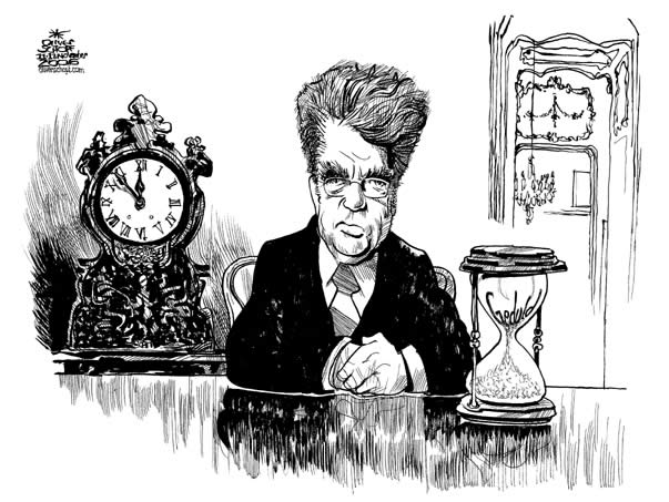 Oliver Schopf; editorial Cartoons; Austria: austria, federal president, heinz fischerr