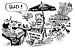 Oliver Schopf, politischer Karikaturist aus &Ouml;sterreich, politische Karikaturen aus &Ouml;sterreich, Karikatur, Illustrationen &Ouml;sterreich 2008: spoe, werner faymann, stillhalteabkommen, parlament, antraege, teuerungen, eisverkaeufer, gelati 