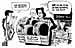 Oliver Schopf, politischer Karikaturist aus &Ouml;sterreich, politische Karikaturen aus &Ouml;sterreich, Karikatur, Illustrationen &Ouml;sterreich 2008: Bzoe, petzner, bucher, orangen, markt, schimmel 