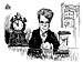 OLIVER SCHOPF; EDITORIAL CARTOONS; AUSTRIA 2006:federal president, heinz fischer