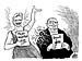 Oliver Schopf, editorial cartoons, cartoonist Austria 2007: Opera Vienna; Gusenbauer, Claudia schmied, dominique Meyer, Franz Welser-Moest, Shicoff