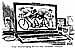 Oliver Schopf, editorial cartoons from Austria, cartoonist from Austria, Austrian illustrations, illustrator from Austria, editorial cartoon International 2008: china, ioc, notebook, internet, free access, cycling. 