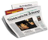 Oliver Schopf editorial cartoons for german daily newspaper die Süddeutsche Zeitung