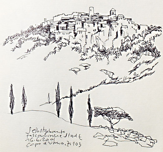 Oliver Schopf, editorial cartoons from Austria, cartoonist from Austria, Austrian illustrations, illustrator from Austria, editorial cartoon artwork from the sketchbook landscape 