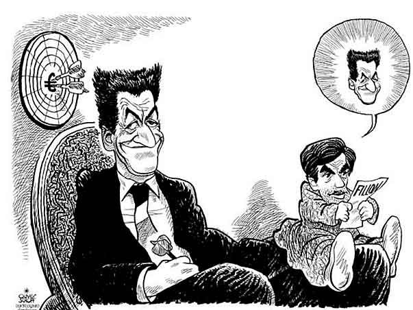  
Oliver Schopf, editorial cartoons from Austria, cartoonist from Austria, Austrian illustrations, illustrator from Austria, editorial cartoon
Europe EU eu European union france 2007 sarkozy, fillon, euro, declariation 

