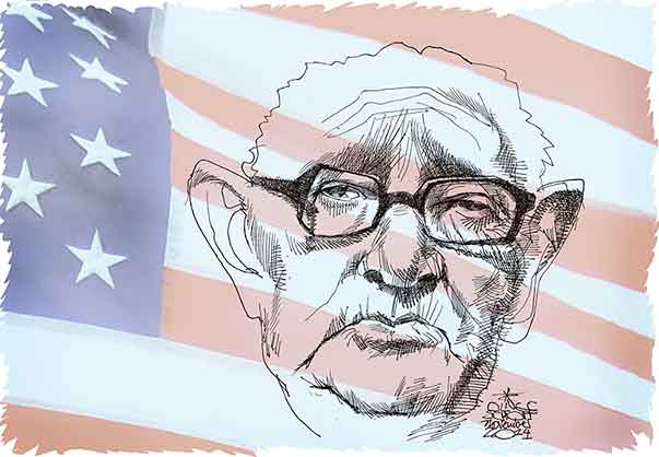 Oliver Schopf, politischer Karikaturist aus Österreich, politische Karikaturen aus Österreich, Karikatur Illustrationen Portraet 2014:
USA HENRY KISSINGER SICHERHEITSBERATER AUSSENMINISTER NOBELPREISTRAEGER VIETNAM NIXON MEMOIREN 

