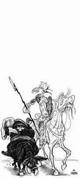 Oliver Schopf, editorial cartoons from Austria, cartoonist from Austria, Austrian illustrations illustrator from Austria editorial cartoon artwork and illustration don quichote