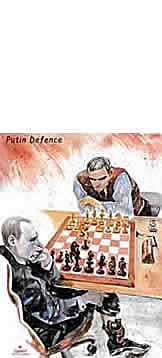 Oliver Schopf, editorial cartoons from Austria, cartoonist from Austria, Austrian illustrations, illustrator from Austria, editorial cartoon chess putin and kasparov 