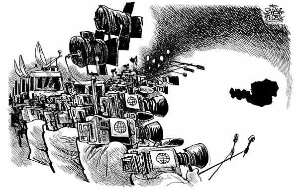 Oliver Schopf, editorial cartoons from Austria, cartoonist from Austria, Austrian illustrations, illustrator from Austria, editorial cartoon austria 2008:A macabre incest case press amstetten fritzl spot on focus 
