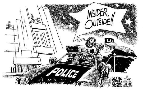  
Oliver Schopf, editorial cartoons from Austria, cartoonist from Austria, Austrian illustrations, illustrator from Austria, editorial cartoon politics politician Europe, Cartoon Arts International, New York Times Syndicate, Cagle cartoon 2014 EU EUROPE POLICE INSIDER TRADING BANK LIBOR INTEREST ARREST
 
