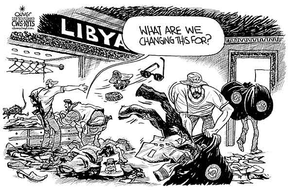 Oliver Schopf, editorial cartoons from Austria, cartoonist from Austria, Austrian illustrations, illustrator from Austria, editorial cartoon middle-east 2011 LIBYA GADHAFI DEAD CLOTHES GARDEROBE CHEST ARAB SPRING RECYCLING MOVING



 
