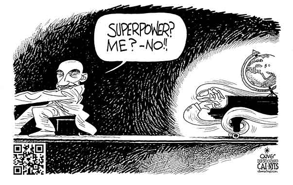 Oliver Schopf, editorial cartoons from Austria, cartoonist from Austria, Austrian illustrations, illustrator from Austria, editorial cartoon politics politician International, Cartoon Arts International, New York Times Syndicate, Cagle cartoon 2013 RUSSIA PUTIN VLADIMIR SUPERPOWER PIANO PIANIST MUSIC WORLD GLOBE   

