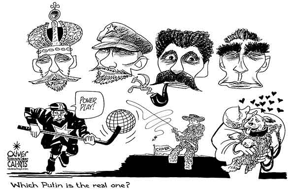 Oliver Schopf, editorial cartoons from Austria, cartoonist from Austria, Austrian illustrations, illustrator from Austria, editorial cartoon politics politician International, Cartoon Arts International, New York Times Syndicate, Cagle cartoon 2014: RUSSIA PUTIN POWER CRIMEA TSAR CZAR TZAR NICHOLAS II LENIN STALIN BREZHNEV’
ICE HOCKEY FISH DOG

      
