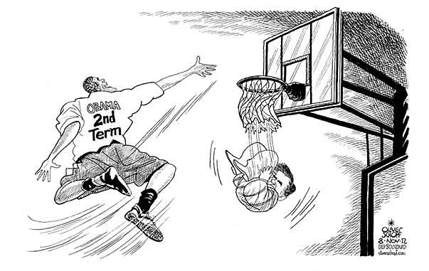 Oliver Schopf, editorial cartoons from Austria, cartoonist from Austria, Austrian illustrations, illustrator from Austria, editorial cartoon politics politician International, Cartoon Arts International, New York Times Syndicate, Cagle cartoon 2012 USA OBAMA BARACK ROMNEY MITT ELECTION 2012 WIN BASKETBALL REELECTION 2ND TERM         

 


