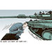 Oliver Schopf, editorial cartoons from Austria, cartoonist from Austria, Austrian illustrations, illustrator from Austria, editorial cartoon politics politician Germany, Cartoon Arts International, 2023: OLAF SCHOLZ LEOPARD 2 TANK DELIVERY SUPPLY UKRAINE WAR THINKER RODIN HESITATE DITHER DECISION    
