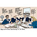 Oliver Schopf, politischer Karikaturist aus Österreich, politische Karikaturen aus Österreich, Karikatur Cartoon Illustrationen Politik Politiker Deutschland @oliverschopf.bsky.social 2026: VW VOLKSWAGEN OLIVER BLUME KRISE BERATUZNG BRAINSTORMING AUSWEGE SPAREN KÜNDIGUNGEN CHINA RÜSTUNG DROHNEN PATRIOTRAKETEN DATENZETRUM KI 
