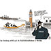 Oliver Schopf, politischer Karikaturist aus Österreich, politische Karikaturen aus Österreich, Karikatur Cartoon Illustrationen Politik Politiker Europa @oliverschopf.bsky.social 2025: JEFF BEZO AMAZON HOCHZEIT VENEDIG GONDEL MARKUSPLATZ DOGENPALAST SICHERHEIT CARABINIERI IRAN KRIEG 
