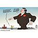 Oliver Schopf, politischer Karikaturist aus Österreich, politische Karikaturen aus Österreich, Karikatur Cartoon Illustrationen Politik Politiker Europa @oliverschopf.bsky.social 2025: EU EUROPÄISCHE UNION CHINA URSULA VON DER LEYEN XI JINPING STAATSBESUCH PEKING BEIJING BEZIEHUNG ZUSAMMENARBEIT VERHANDLUNGEN WIRTSCHAFT KLIMA TECHNOLOGIE AUF AUGENHÖHE HÜHNERAUGE 
