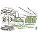 Oliver Schopf, editorial cartoons from Austria, cartoonist from Austria, Austrian illustrations, illustrator from Austria, editorial cartoon politics politician Europe, Cartoon Arts International, 2023: GREENWASHING WOOD CERTIFICATE RAIN FOREST FURNITURE SUSTAINABILITY LAUNDRYLOG DEFOREST 
