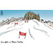 Oliver Schopf, editorial cartoons from Austria, cartoonist from Austria, Austrian illustrations, illustrator from Austria, editorial cartoon politics politician Europe, Cartoon Movement, @oliverschopf.bsky.social 2026: ITALY OLYMPIC WINTER GAMES MILANO CORTINA START MILAN CATHEDRAL DOWNHILL RACE THE ALPS MOUNTAINS SKIING SLOPE 
