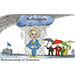 Oliver Schopf, politischer Karikaturist aus Österreich, politische Karikaturen aus Österreich, Karikatur Cartoon Illustrationen Politik Politiker Europa @oliverschopf.bsky.social 2025: EU EUROPÄISCHE UNION KOMMISSION URSULA VON DER LEYEN UVDL MISSTRAUENSVOTUM COVID PANDEMIE RECHTSPARTEIEN SCHUTZSCHIRM IM REGEN STEHEN 
