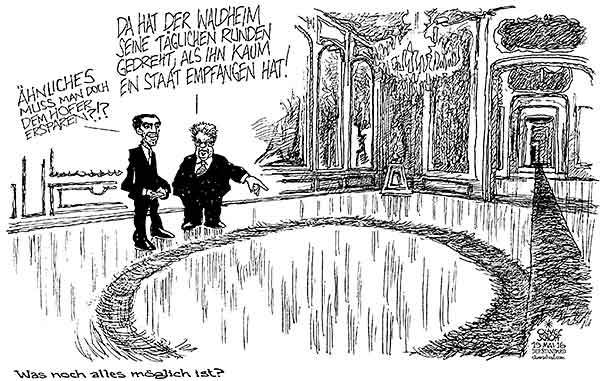 Oliver Schopf, politischer Karikaturist aus Österreich, politische Karikaturen aus Österreich, Karikatur Cartoon Illustrationen Politik Politiker Österreich 2016 : BUNDESPRÄSIDENT HEINZ FISCHER CHRISTIAN KERN ANGELOBUNG KURT WALDHEIM NORBERT HOFER STAATSBESUCHE AUSLAND EINLADUNG



