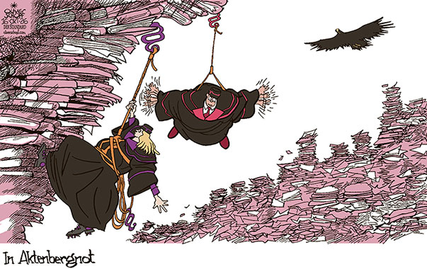 Oliver Schopf, politischer Karikaturist aus Österreich, politische Karikaturen aus Österreich, Karikatur Cartoon Illustrationen Politik Politiker Österreich Cartoon Movement, @oliverschopf.bsky.social 2026: JUSTIZ RICHTER STAATSANWÄLTE UNTERBESETZUNG PERSONAL MANGEL AKTEN AKTENBERG BERGNOT KLETTERN GEIER BERGRETTER




















































