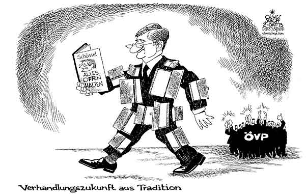 Oliver Schopf, politischer Karikaturist aus Österreich, politische Karikaturen aus Österreich, Karikatur, Illustrationen Politik Politiker Österreich  OEVP SPINDELEGGER MICHAEL OPTIONEN OFFEN WAHL 13 KOALITION  SCHUESSEL WOLFGANG TUER ZUKUNFT AUS TRADITION





 





