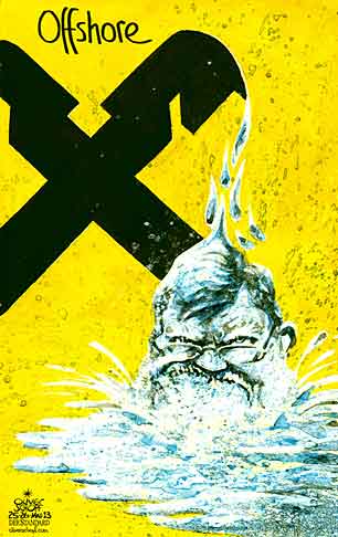  Oliver Schopf, politischer Karikaturist aus Österreich, politische Karikaturen, Illustrationen Archiv politische Karikatur Österreich Wirtschaft  und Finanzen 2013 RAIFFEISEN BANK INTERNATIONAL HERBERT STEPIC OFFSHORE LEAKS RUECKTRITT STEUERPARADIES TAKEGO YATSENKO IMMOBILIEN SINGAPUR HONGKONG BRITISH VIRGIN ISLANDS





