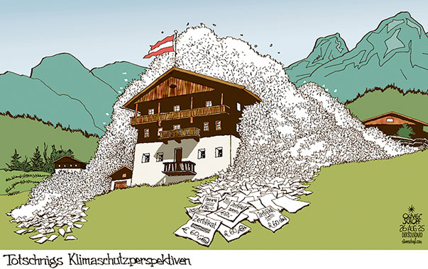 Oliver Schopf, politischer Karikaturist aus Österreich, politische Karikaturen aus Österreich, Karikatur Cartoon Illustrationen Politik Politiker Österreich Cartoon Movement, @oliverschopf.bsky.social 2025: LANDWIRTSCHAFTSMINISTER NORBERT TOTSCHNIG KLIMA KLIMASCHUTZ KLIMAGESETZ ZERTIFIKATE CO2 FAHRPLAN 2040 BAUERNHOF SCHUTZ 































