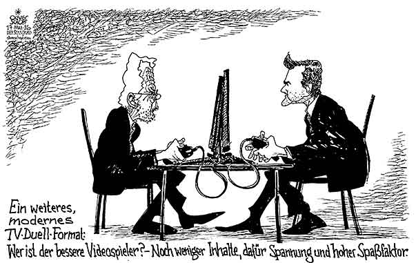 Oliver Schopf, politischer Karikaturist aus Österreich, politische Karikaturen aus Österreich, Karikatur Cartoon Illustrationen Politik Politiker Österreich 2016 : BUNDESPRÄSIDENTENWAHL STICHWAHL VAN DER BELLEN HOFER TV DUELL ATV OHNE MODERATION INHALTE VIDEOSPIEL HASSPOSTING SPASSFAKTOR




